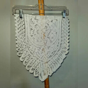 Vintage White  Lace Table Runner Doily Placemat Decorations Three includ…